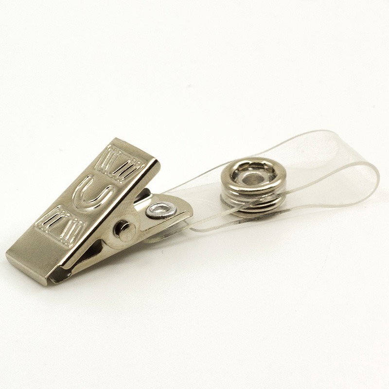 Broche Metalico con Tira de PVC