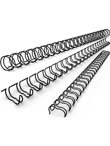 Ring Wire 19.0mm 3/4 Pulg. Para 160 Hojas A4 x 100 unidades Negro