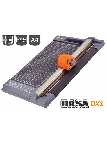 Cizalla Guillotina Rotativa DX1 A4 320mm 4 en 1 Dasa