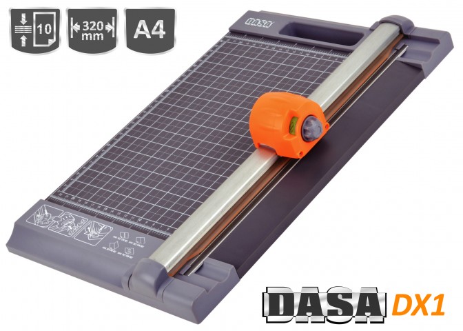 Cizalla Guillotina Rotativa DX1 A4 320mm 4 en 1 Dasa