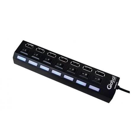 Hub USB de 7 puertos USB 2.0 Global