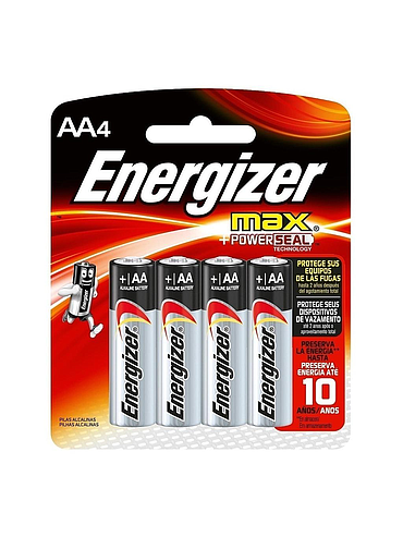 Pilas AA Energizer Max Blister x4