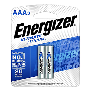 Pilas AAA Energizer Litio Ultimate Blister x2