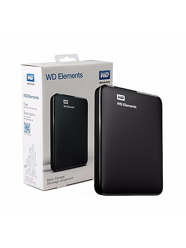 Disco Rigido Externo WD 1TB Element 2.5 USB 3.0 Black