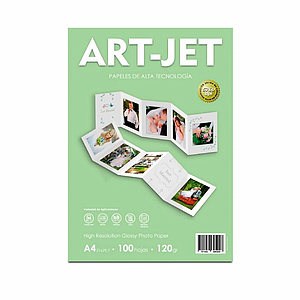 Papel Fotografico Brillante A4 120g 100h ArtJet