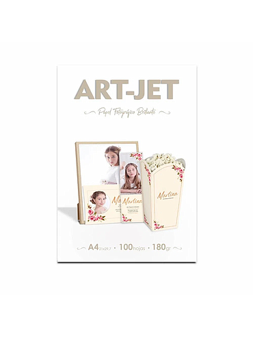 Papel Fotografico Brillante A4 180g 100h ArtJet