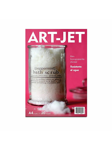 Film Transparente Autoadhesivo A4 20h ArtJet