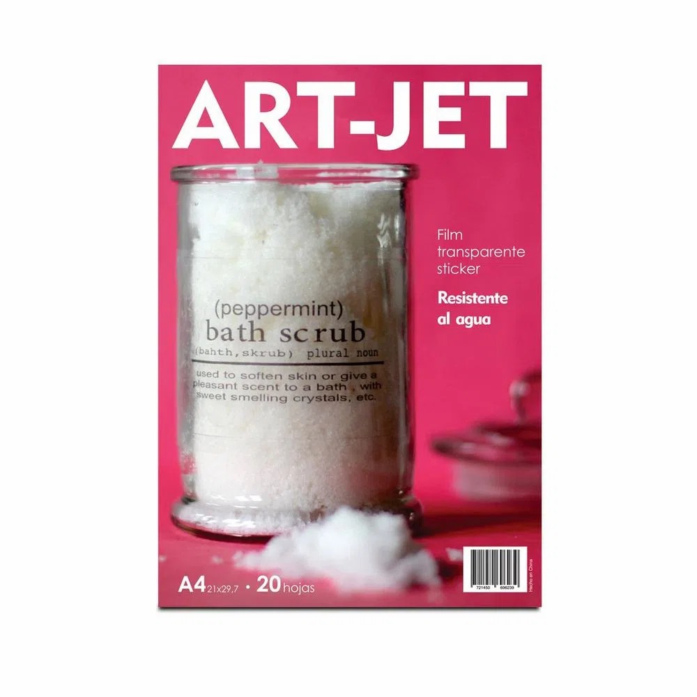 Film Transparente Autoadhesivo A4 20h ArtJet