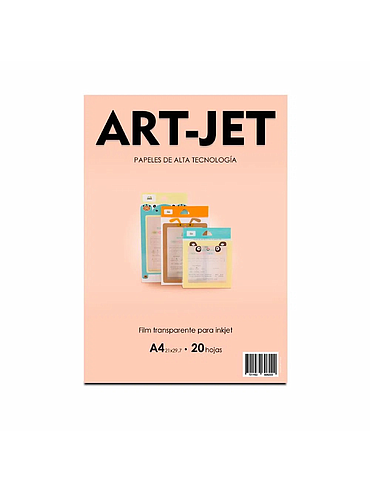 Film Transparente Acetato A4 20h ArtJet