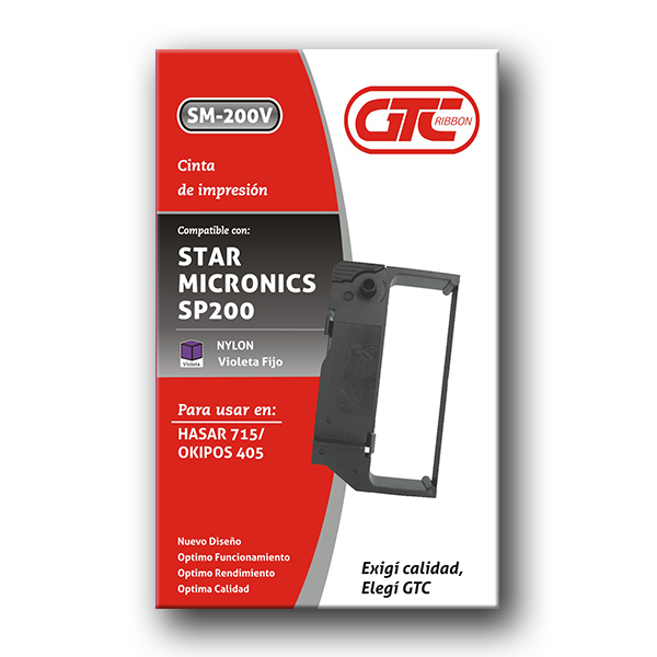 Cinta GTC Star Micronics SP200 Violeta