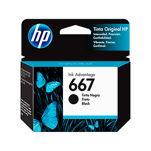 Cartucho HP 667 Negro