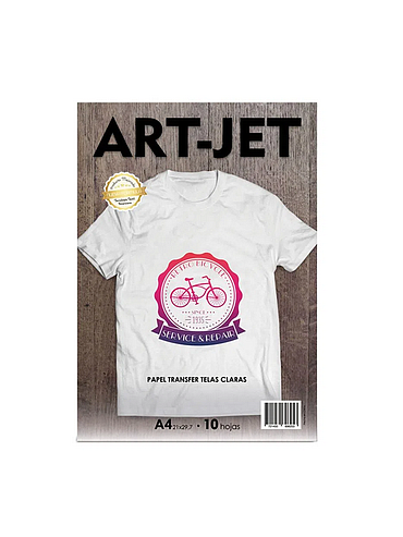 Papel Transfer Tela Clara A4 10h ArtJet