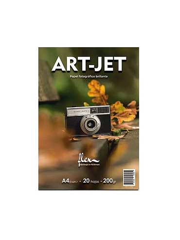 Papel Fotografico Brillante A4 200g FLEX 20h ArtJet